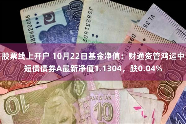 股票线上开户 10月22日基金净值：财通资管鸿运中短债债券A最新净值1.1304，跌0.04%