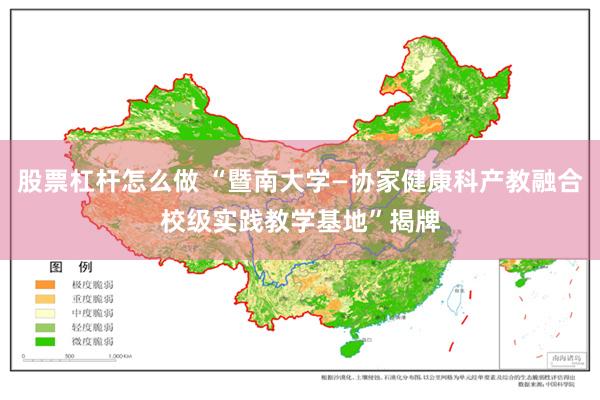 股票杠杆怎么做 “暨南大学—协家健康科产教融合校级实践教学基地”揭牌